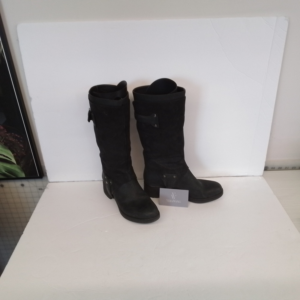 Vera Wang Leather & Suede Boots(G345721)MW